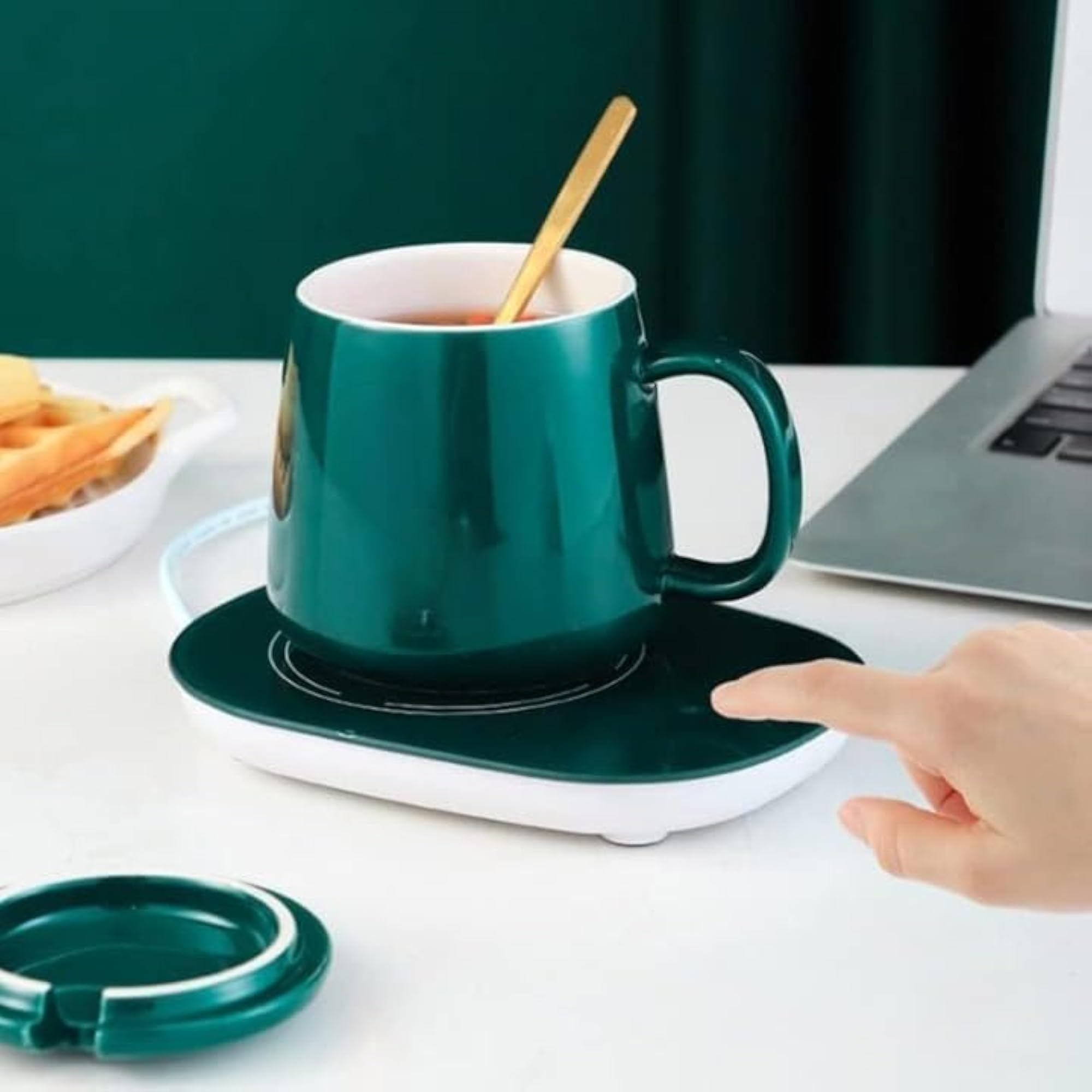 Mug Warmer Pad Powered Cups Heating Set